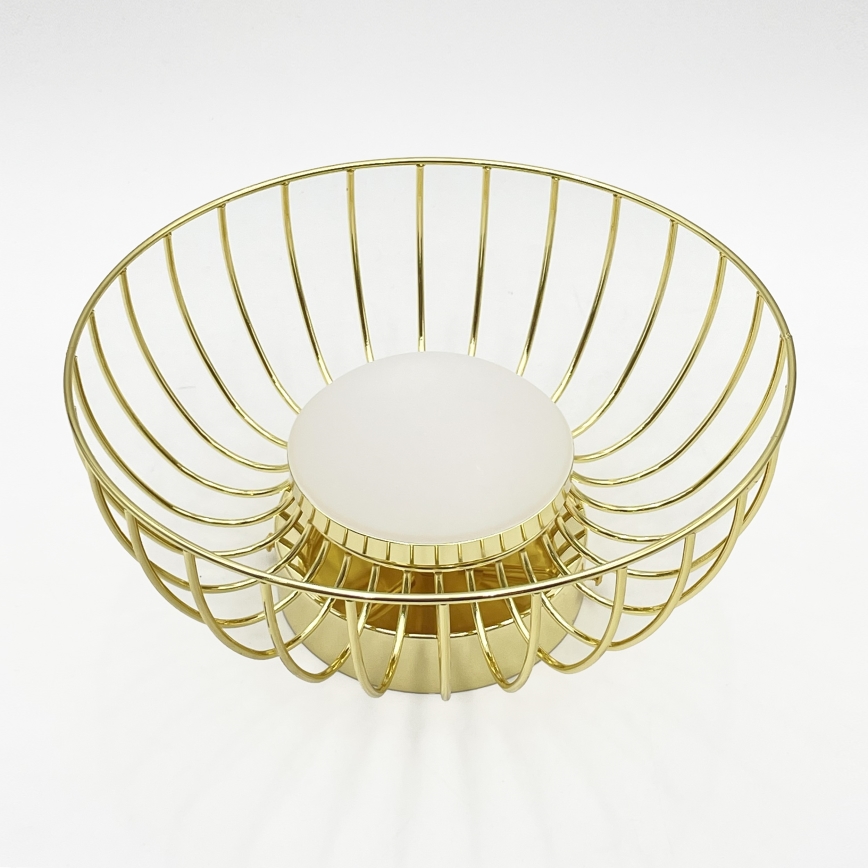 Lámpara de techo BETSY LED/12W/230V Ø 25 cm dorada