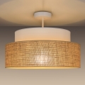 Lámpara de techo BOHO 1xE27/60W/230V blanco/beige