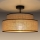 Lámpara de techo BOHO 1xE27/60W/230V diá. 40 cm beige