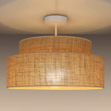 Lámpara de techo BOHO 1xE27/60W/230V diá. 40 cm beige
