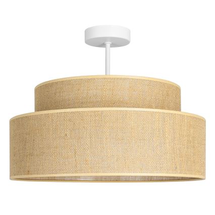 Lámpara de techo BOHO 1xE27/60W/230V diá. 40 cm beige