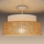 Lámpara de techo BOHO 1xE27/60W/230V diá. 40 cm blanco/beige