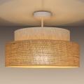 Lámpara de techo BOHO 1xE27/60W/230V diá. 40 cm color crema/beige