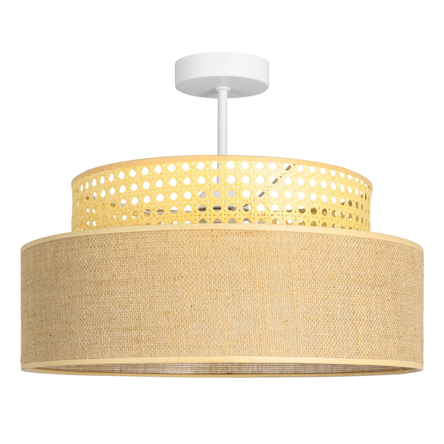 Lámpara de techo BOHO 1xE27/60W/230V diá. 40 cm ratán