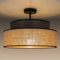 Lámpara de techo BOHO 1xE27/60W/230V marrón/beige