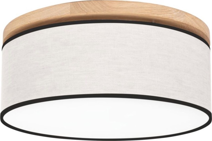 Lámpara de techo BOHO 2xE27/25W/230V, diámetro 38 cm, roble