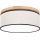Lámpara de techo BOHO 2xE27/25W/230V, diámetro 38 cm, roble
