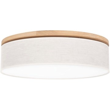 Lámpara de techo BOHO 3xE27/25W/230V Ø 58 cm roble