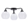 Lámpara de techo CALDERA 3xE27/60W/230V negro