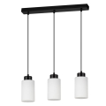 Lámpara de techo con cadena BOSCO 3xE27/60W/230V