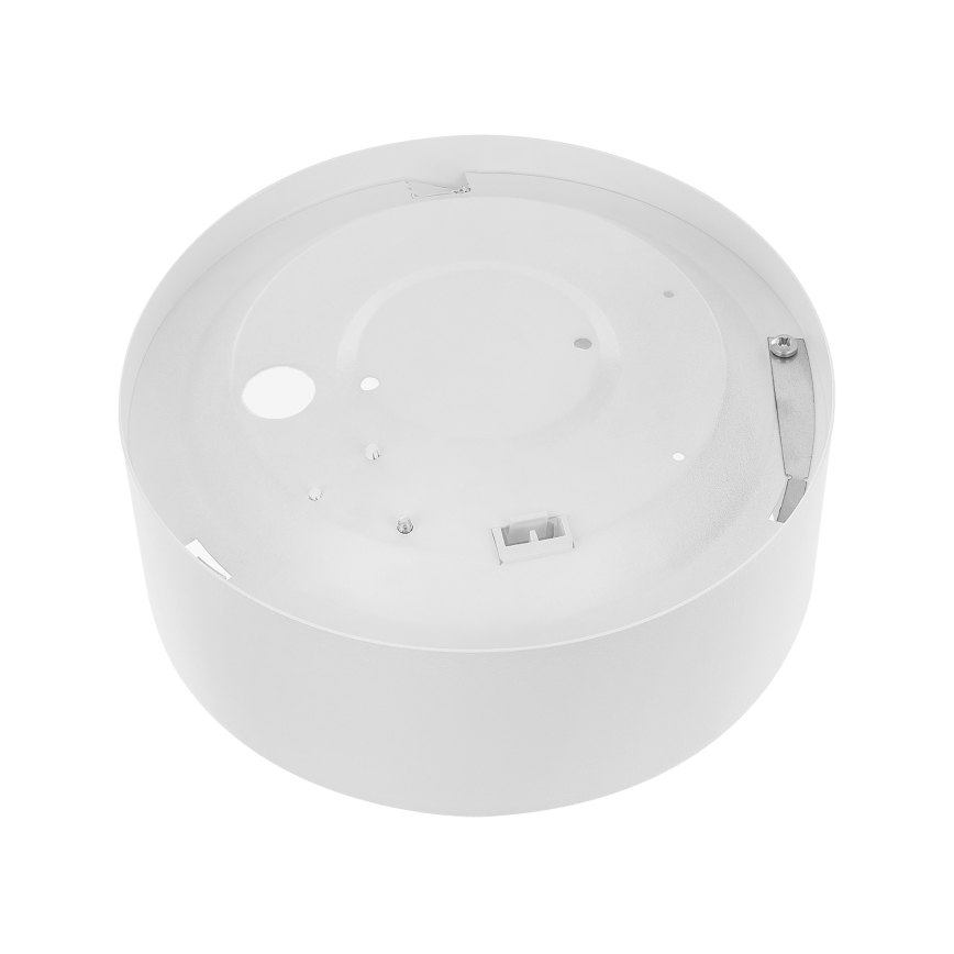 Lámpara de techo CLEO con sensor de movimiento y detector crepuscular 1xE27/40W/230V, de 20 cm de diámetro, blanca