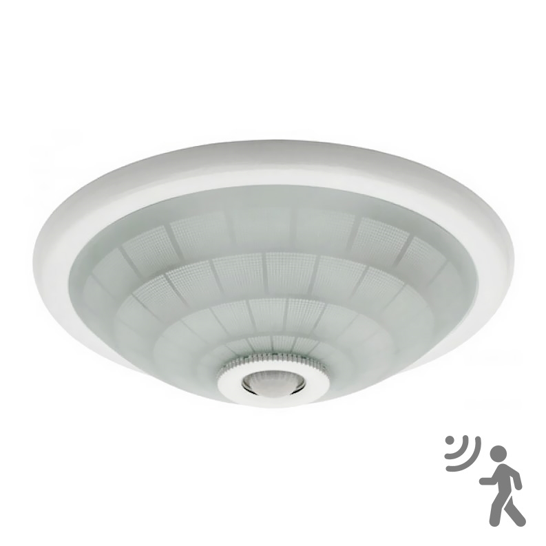 Lámpara de techo con sensor PIR FOGLER 2xE27/40W/230V