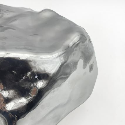 Lámpara de techo CRISTAL 1xE14/15W/230V latón/negro ahumado