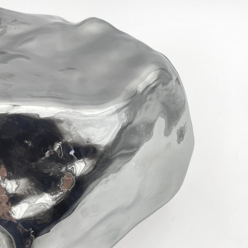 Lámpara de techo CRISTAL 1xE14/15W/230V latón/negro ahumado