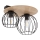Lámpara de techo CYBER 2xE27/60W/230V madera/negro