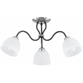 Lámpara de techo de montaje en superficie ARIEL 3xE27/15W/230V cromo brillante/negro