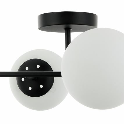 Lámpara de techo de montaje en superficie MADDIE 4xE14/5W/230V negra
