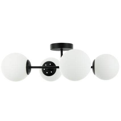 Lámpara de techo de montaje en superficie MADDIE 4xE14/5W/230V negra