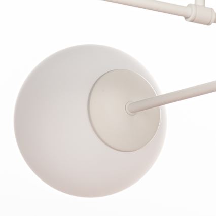 Lámpara de techo de montaje en superficie MOON 4xE27/15W/230V crema