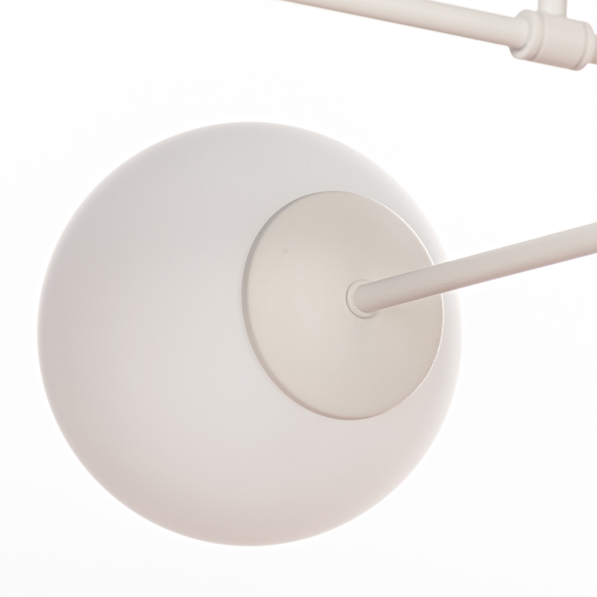 Lámpara de techo de montaje en superficie MOON 4xE27/15W/230V crema