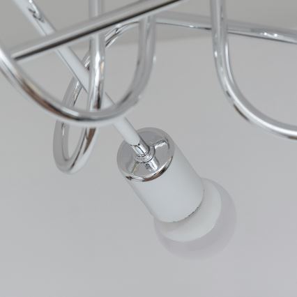 Lámpara de techo de montaje en superficie OXFORD 3xE27/15W/230V cromo brillante