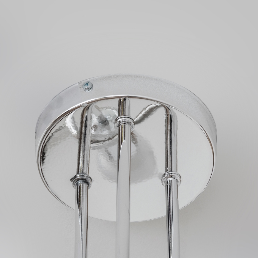Lámpara de techo de montaje en superficie OXFORD 3xE27/15W/230V cromo brillante
