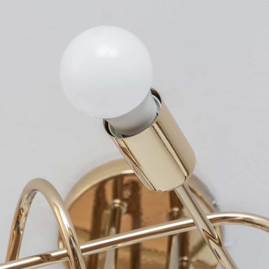 Lámpara de techo de montaje en superficie OXFORD 5xE27/15W/230V color dorado