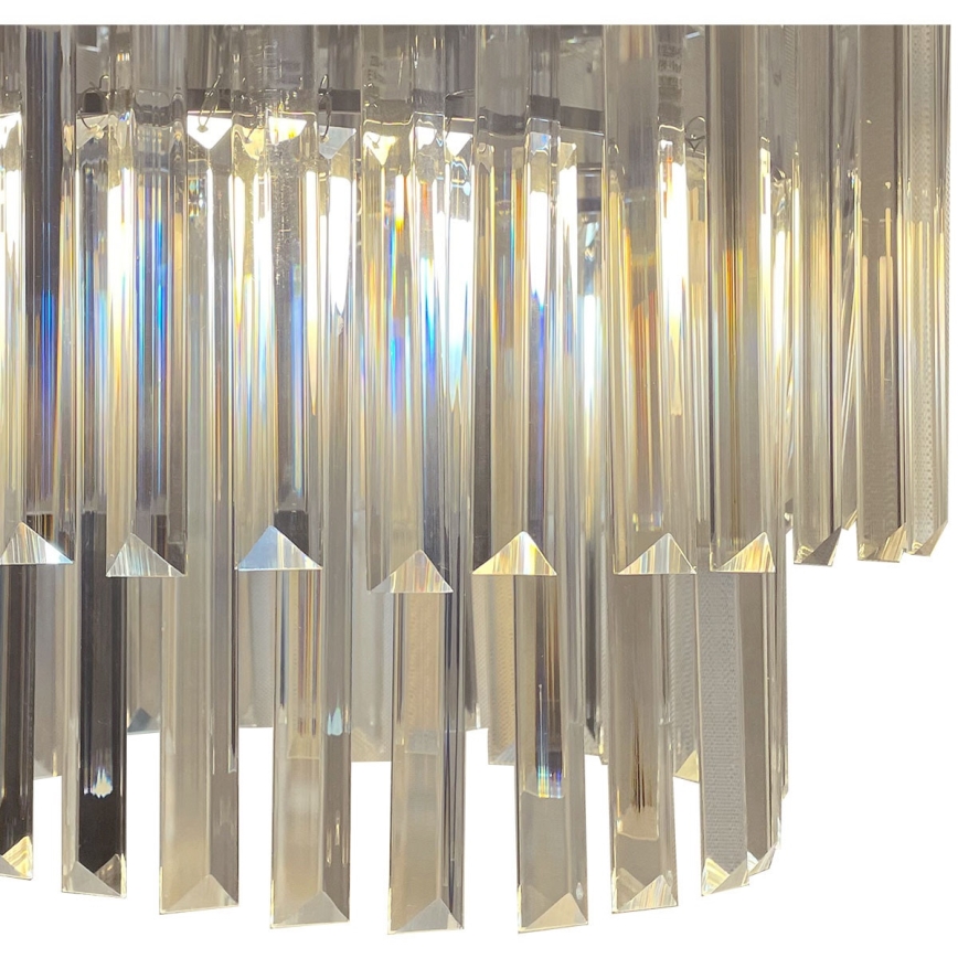 Lámpara de techo de montaje en superficie VETRO 4xE14/40W/230V cromo brillante