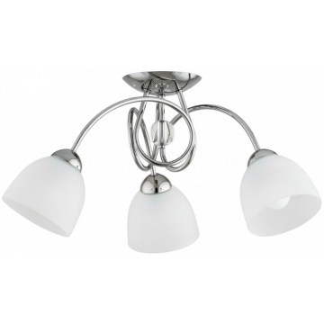 Lámpara de techo de montaje superficial SELENE 3xE27/15W/230V cromo brillante