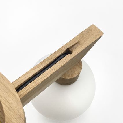 Lámpara de techo de superficie ANTONIO 2xG9/5W/230V roble/blanco