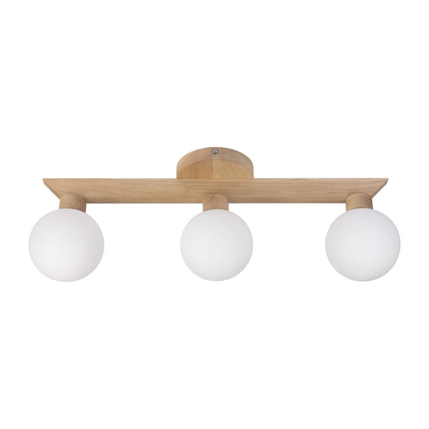 Lámpara de techo de superficie ANTONIO 3xG9/5W/230V roble/blanco