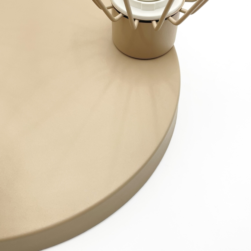 Lámpara de techo de superficie AUDREY 3xE27/15W/230V beige