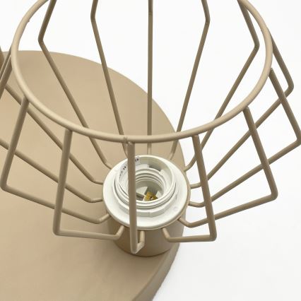 Lámpara de techo de superficie AUDREY 3xE27/15W/230V beige