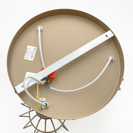 Lámpara de techo de superficie AUDREY 3xE27/15W/230V beige