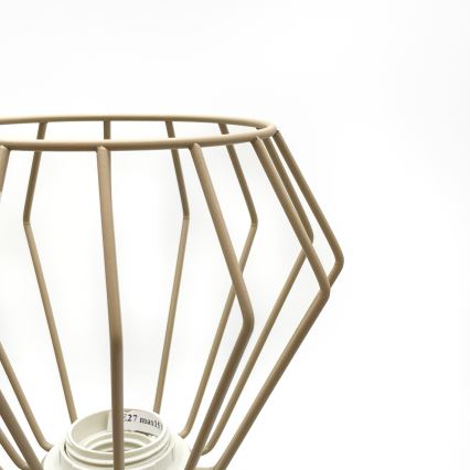 Lámpara de techo de superficie AUDREY 3xE27/15W/230V beige