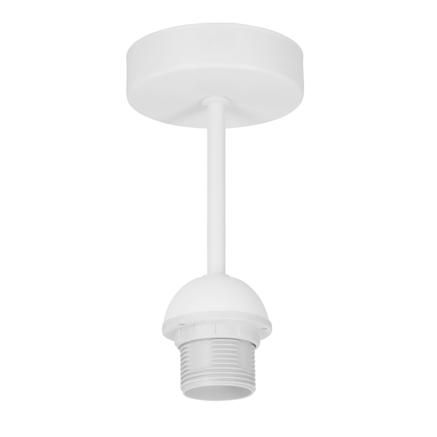 Lámpara de techo de superficie BORHO 1xE27/60W/230V blanco/yute