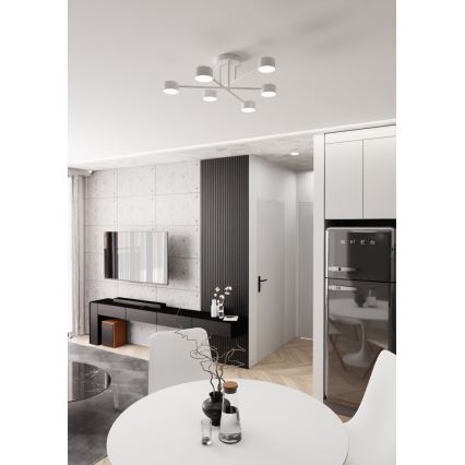 Lámpara de techo de superficie HALO 6xGX53/10W/230V blanca