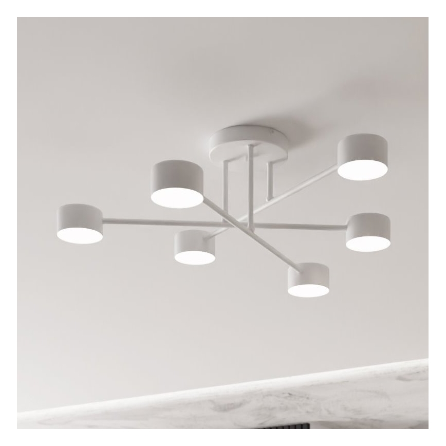 Lámpara de techo de superficie HALO 6xGX53/10W/230V blanca