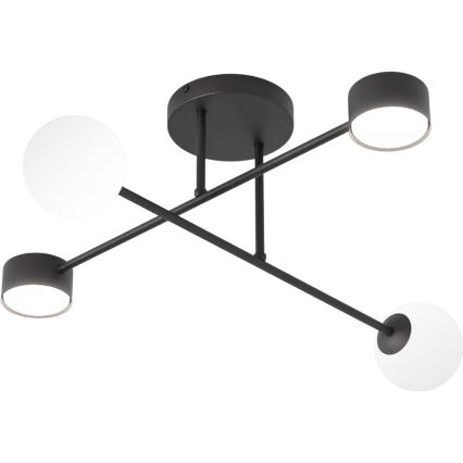 Lámpara de techo de superficie HOLON 2xG9/8W/230V + 2xGX53/12W negra