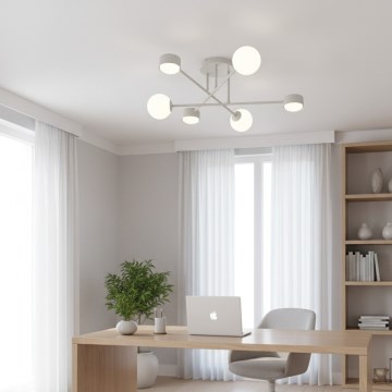 Lámpara de techo de superficie HOLON 3xG9/8W/230V + 3xGX53/12W blanca