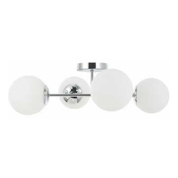 Lámpara de techo de superficie MADDIE 4xE14/5W/230V cromo brillante