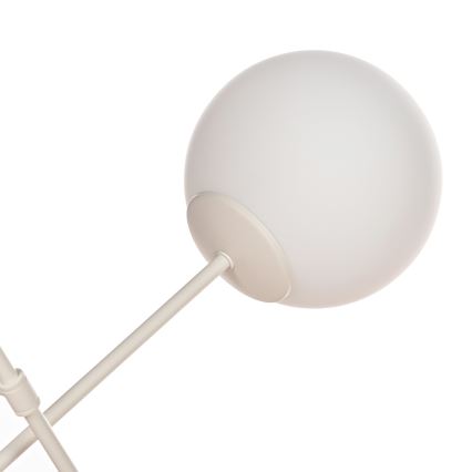 Lámpara de techo de superficie MOON 6xE27/15W/230V crema
