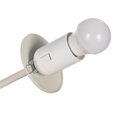 Lámpara de techo de superficie MOON 6xE27/15W/230V crema