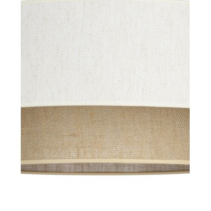 Lámpara de techo de superficie NATIA 1xE27/60W/230V blanca/marrón