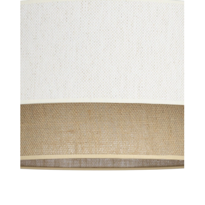 Lámpara de techo de superficie NATIA 1xE27/60W/230V blanca/marrón