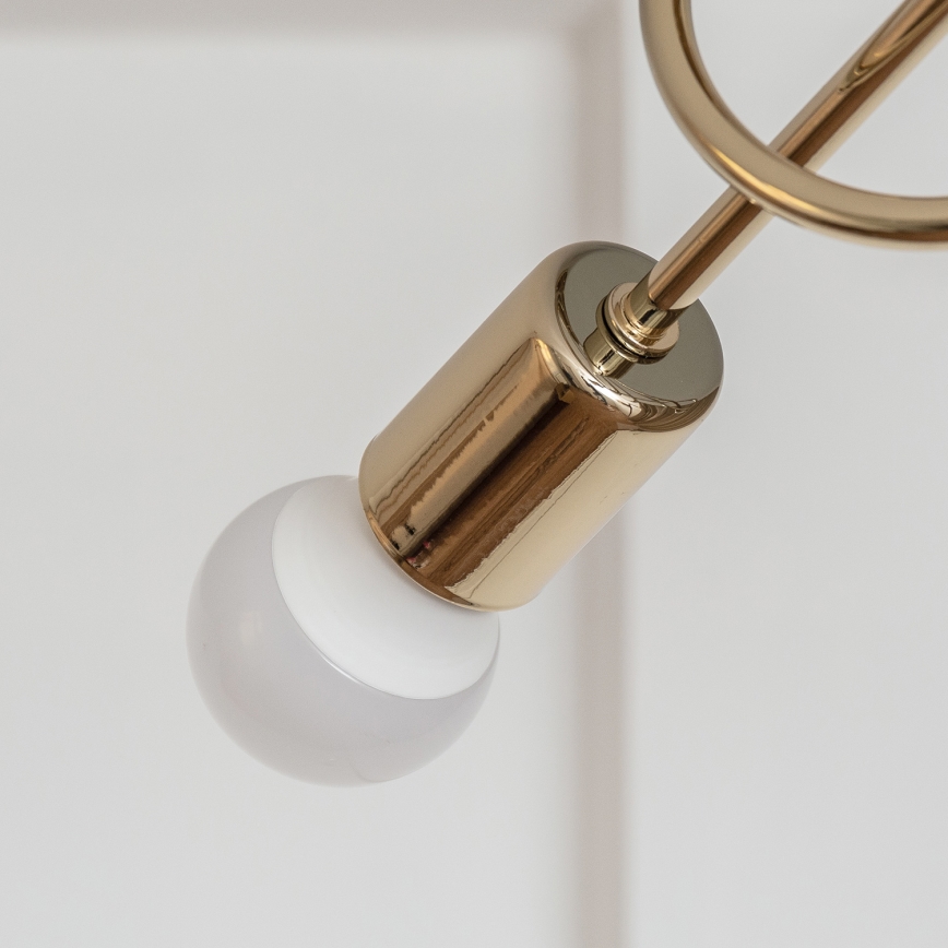 Lámpara de techo de superficie OXFORD 3xE27/15W/230V dorada