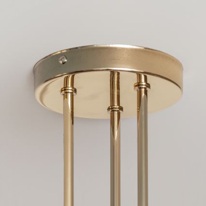 Lámpara de techo de superficie OXFORD 3xE27/15W/230V dorada