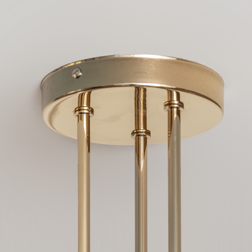 Lámpara de techo de superficie OXFORD 3xE27/15W/230V dorada