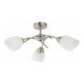 Lámpara de techo DONNA 3xE27/60W/230V níquel
