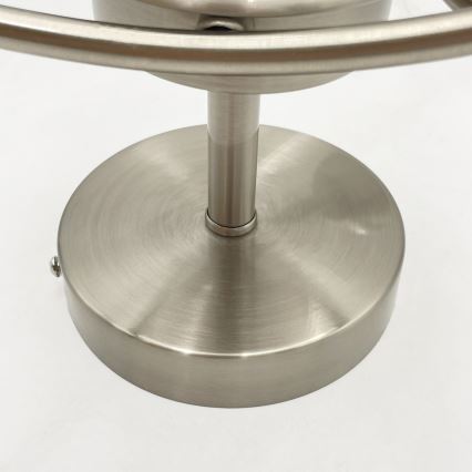 Lámpara de techo DONNA 3xE27/60W/230V níquel